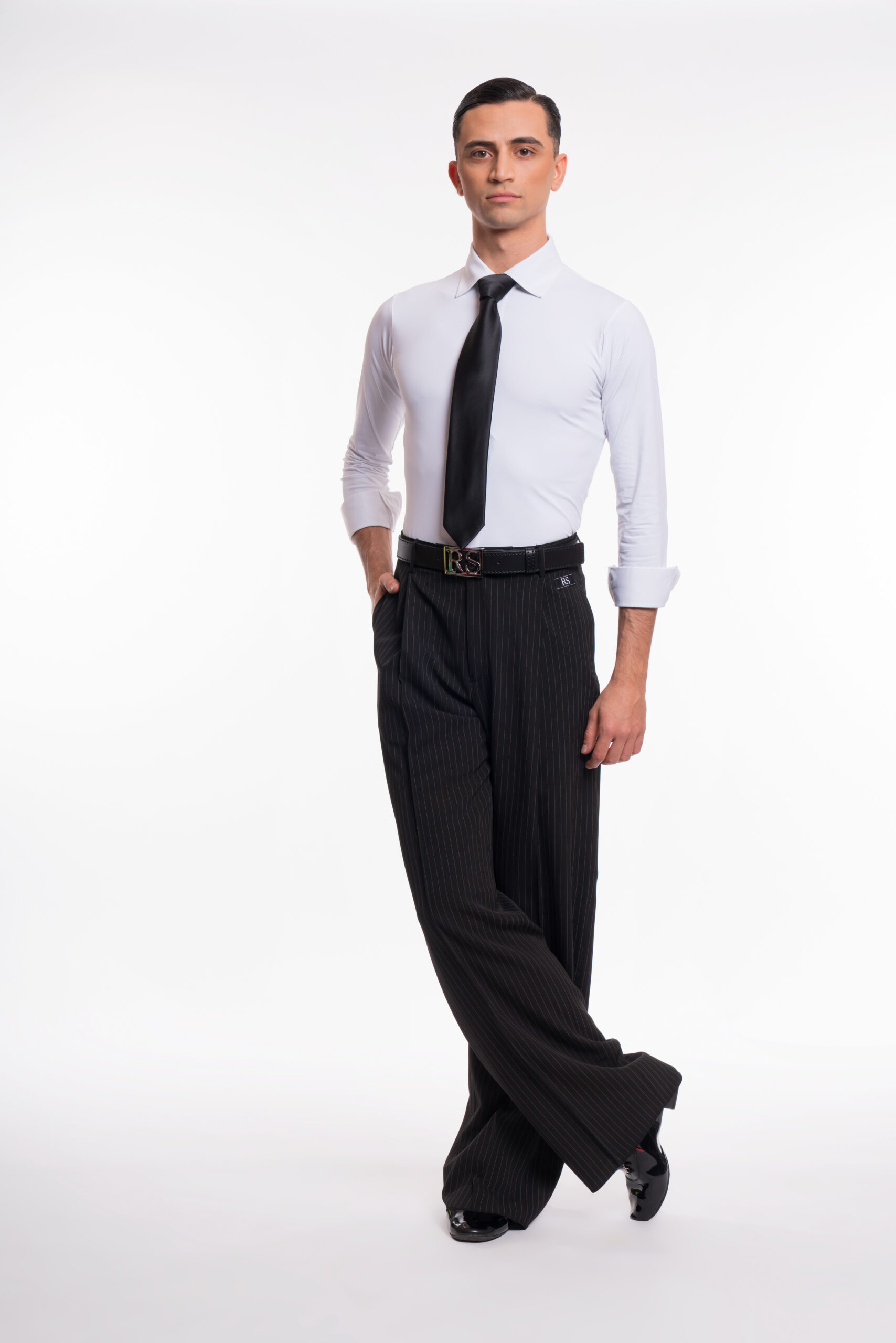 8845 camicia DANIELE cravatta TIE cintura BELT pant LORENZO Fashion